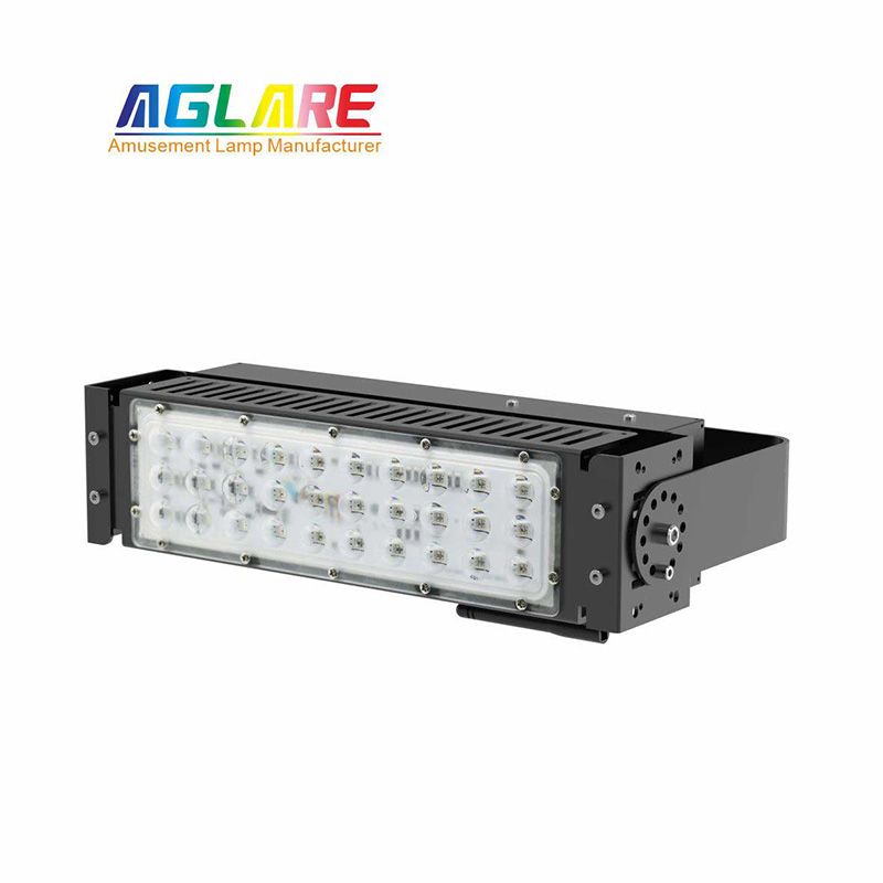 LED彩色投光灯 带？50W变色RGB泛光灯