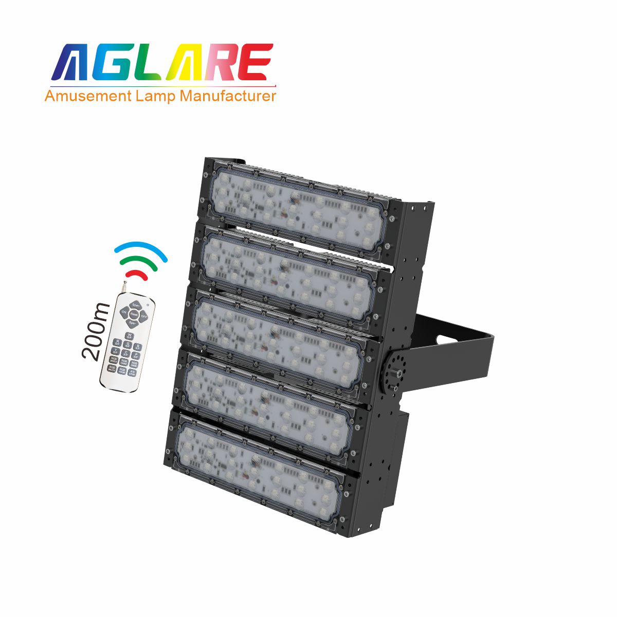 250W LED彩色投光灯RGB景观灯户外射灯带？仄