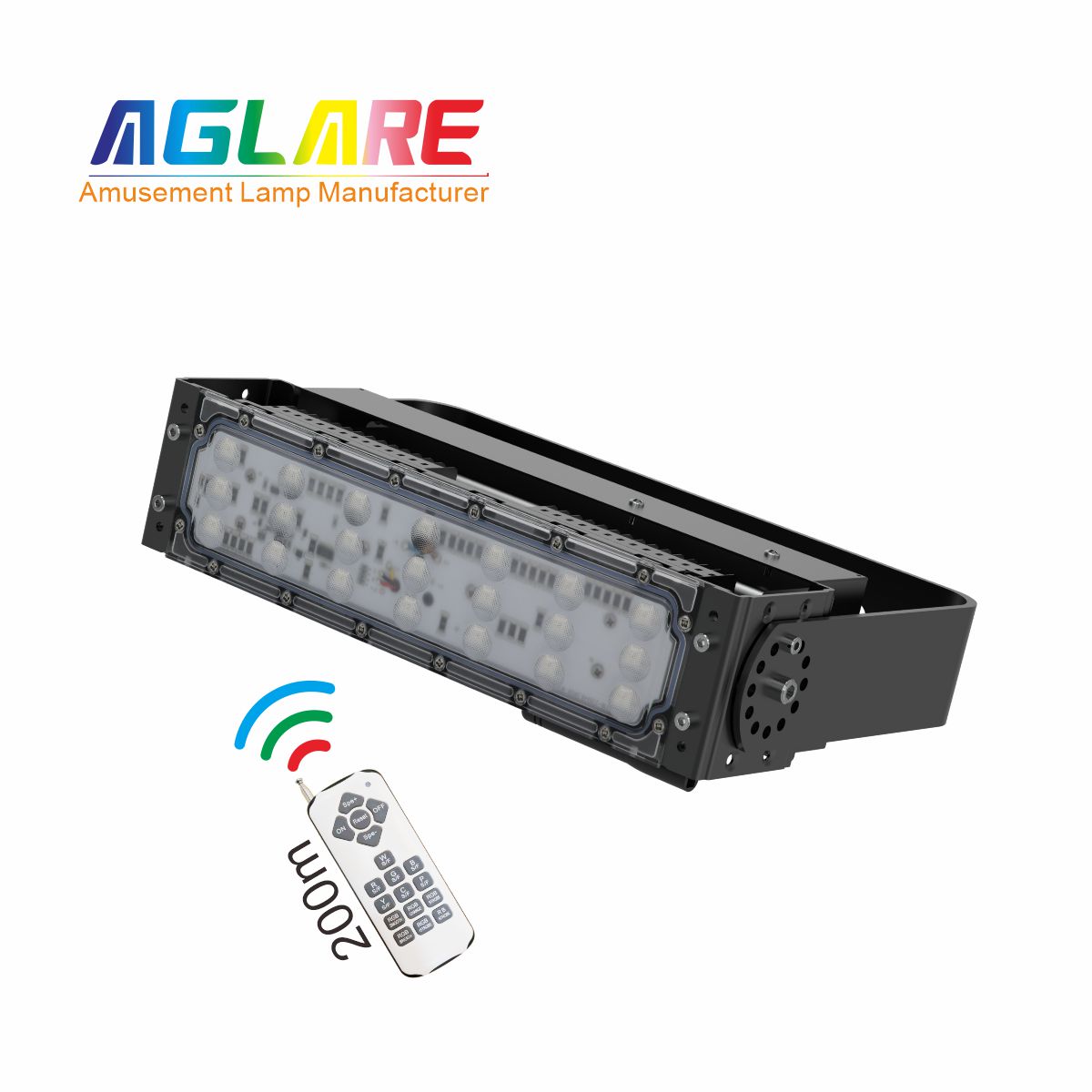 50W LED彩色投光灯带？仄