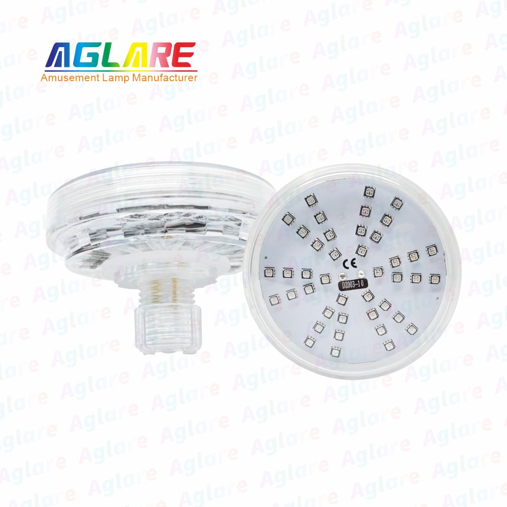 80mm RGB自动LED灯1-16旋转效果的游乐设施- AC24V， 48led